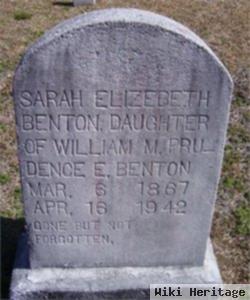 Sarah Elizabeth Benton