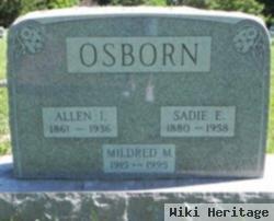 Sadie E Osborn