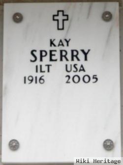 Lieut Kay Sperry