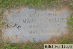 Mary E Taylor