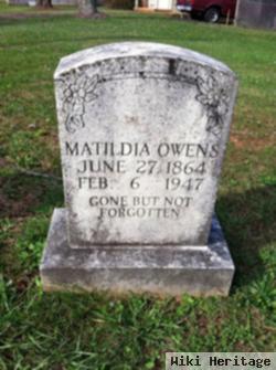 Martha Matildia Brewer Owens