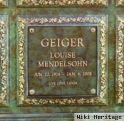 Louise Thompson Mendelsohn Geiger