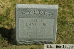 Carl G Lang, Jr