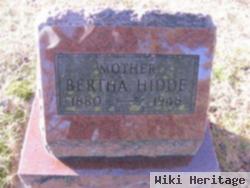 Bertha Mary W. Koehler Hidde