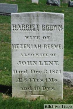 Harriet Brown Lent