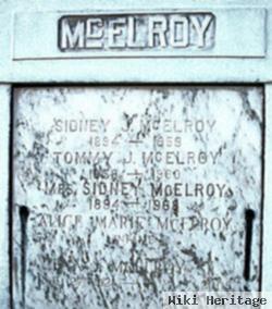 Sidney J. Mcelroy