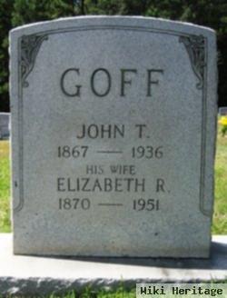 John T Goff