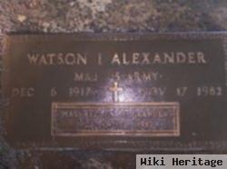 Watson Irvin Alexander