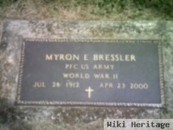 Pfc Myron E. Bressler