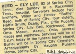 Ely Lee Reed