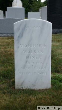 Marjorie "marge" Walker Hines