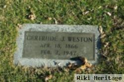 Gertrude J Weston