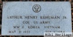 Col Arthur Henry Kuhlman, Jr