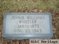 Jennie Williams Wheeler