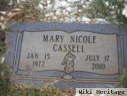 Mary Nicole "nikki" Cassell