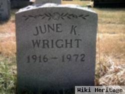 June Katherine Wright