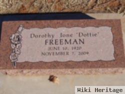 Dorothy Ione "dottie" Freeman