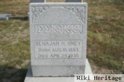 Benajah N. Oney