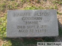 Marianne "mamie" Alston Goodman