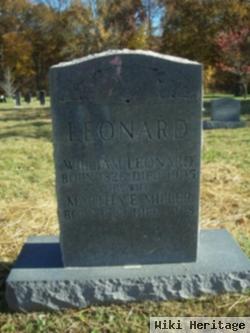 Martha E. Miller Leonard