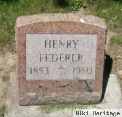 Henry Frank Federer