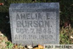 Amelia E Burson