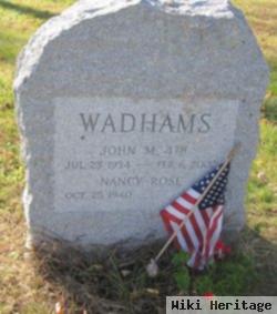 John M Wadhams, Iv