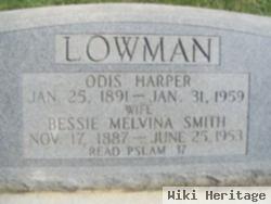 Bessie Melvina Smith Lowman