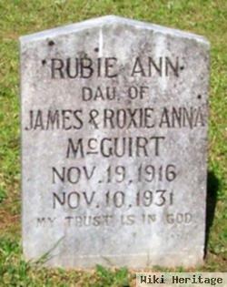 Rubie Ann Mcguirt