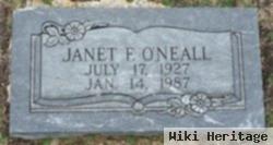 Janet F O'neall