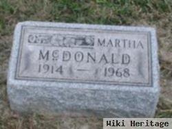 Martha Mcdonald