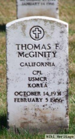 Thomas F Mcginity