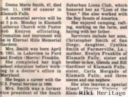 Donna Marie Franklin Smith