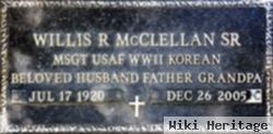 Msgt Willis Robert Mcclellan