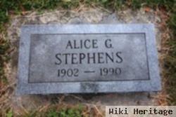 Alice G Stephens