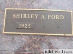 Shirley A Stilley Ford