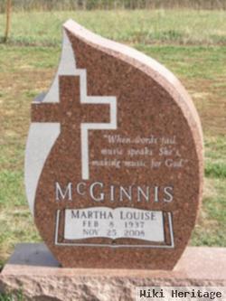 Martha Louise Lange Mcginnis