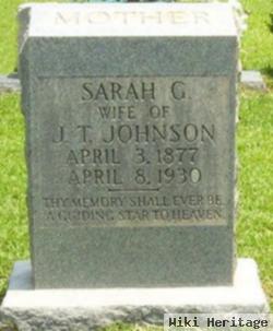 Sarah G Robertson Johnson