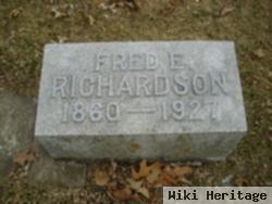 Frederick E Richardson