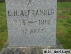 E H Alexander