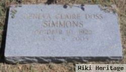 Geneva Claire Doss Simmons