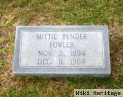 Mittie Pender Fowler