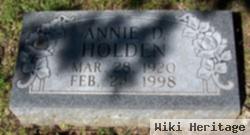 Annie D. Holden