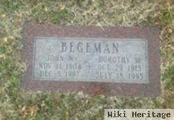 Dorothy M Begeman