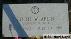 Edith Lenore Wellman Aplin