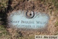 Mary Pauline Wilson