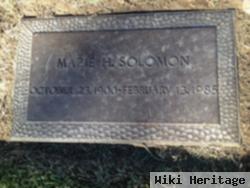 Mazie H Hughes Solomon