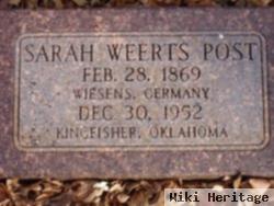 Sarah Weerts Post