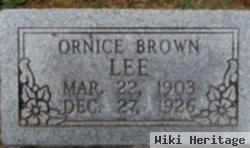 Ornice Brown Lee