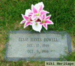 Elsie Hayes Rowell